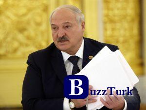 MOSCOW, RUSSIA - APRIL 6 (RUSSIA OUT) Belarussian President Alexander Lukashenko attends the summit of Russian-Belarussian Supreme State Council, at the Grand Kremlin Palace on April 6, 2023 in Moscow, Russia. Belarus President Lukashenko arrived in Moscow with a two-days visit to attend an annual Russian-Belarussian Summit. (Photo by Contributor/Getty Images)